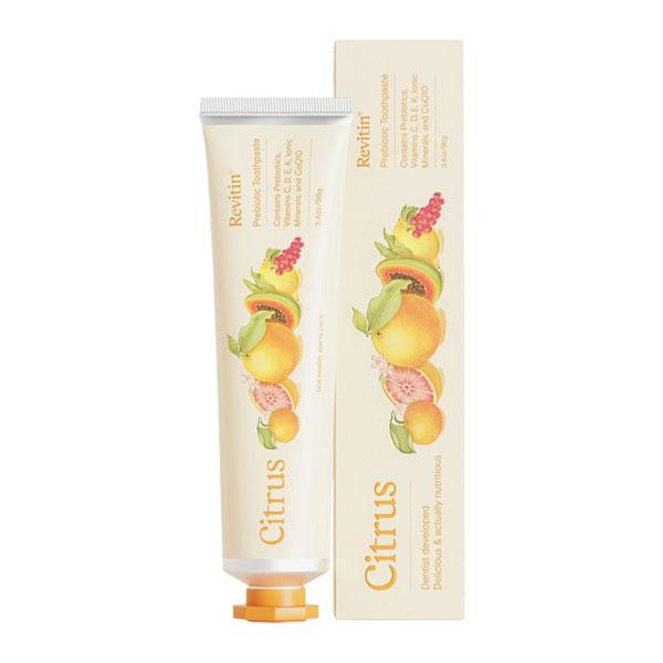 Revitin Natural Prebiotic Toothpaste - Citrus - 3.4oz